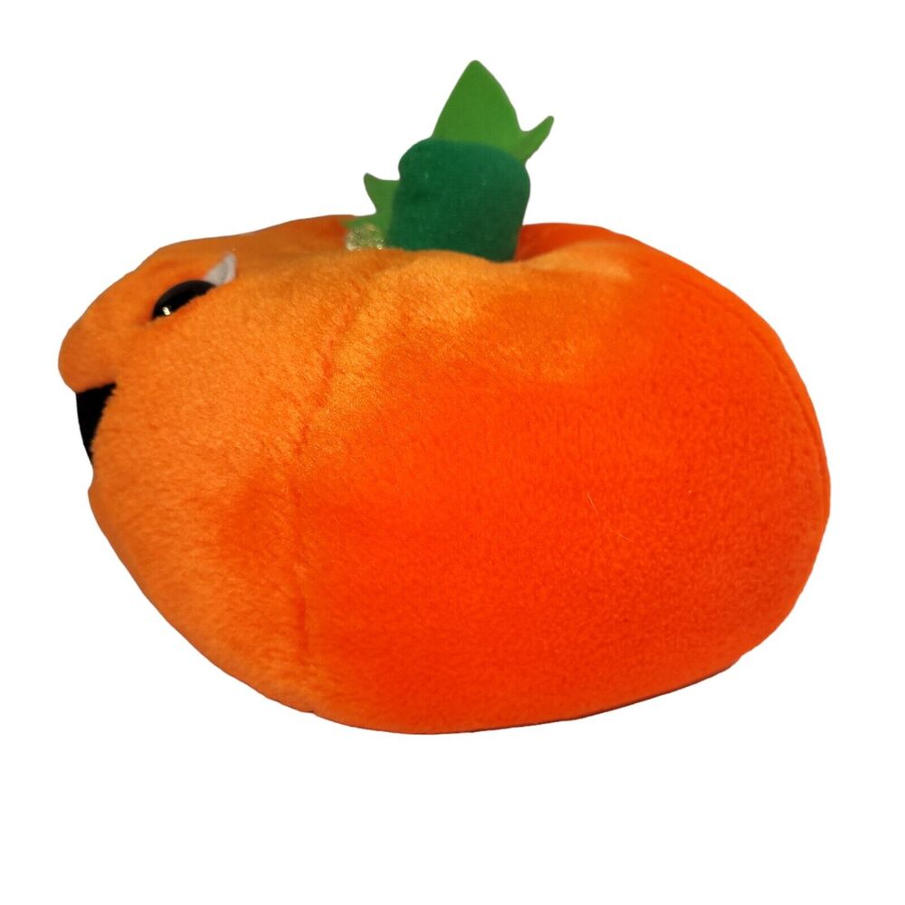 Vintage America Wego Plush Pumpkin Stuffed Halloween Jack-O-Lantern 7" - Picture 5 of 11